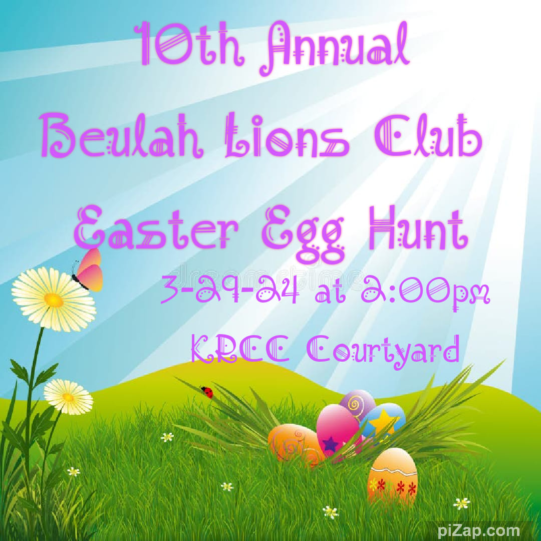Lions Club Easter Egg Hunt