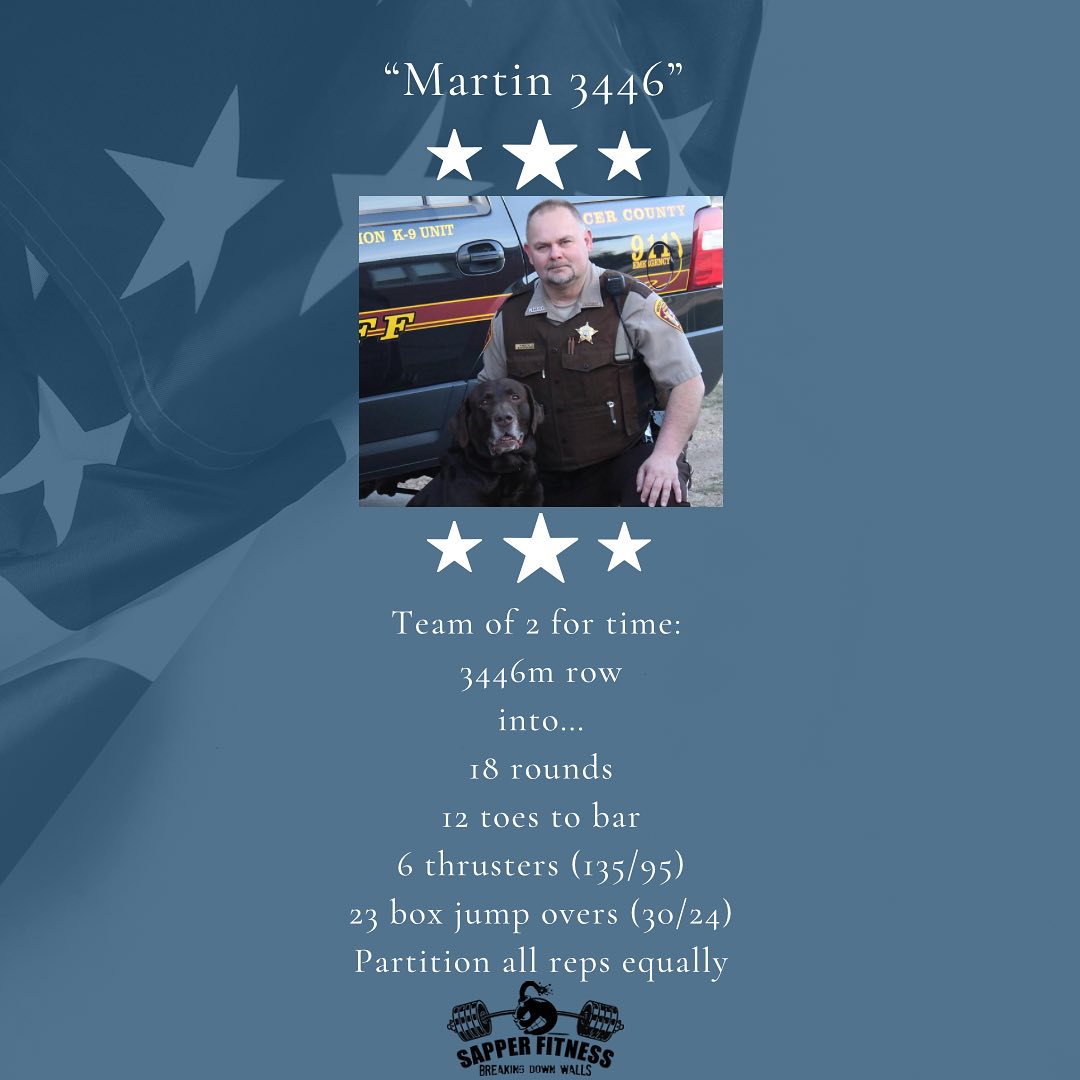 Hero Workout in honor of fallen Deputy Paul Martin Photo - Click Here to See